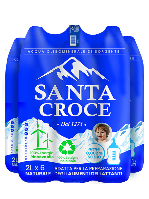 ACQUA SANTA CROCE 2 LT NATURALE PACK DA 4 CONFEZIONI - PET