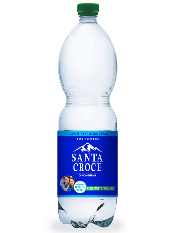 ACQUA SANTA CROCE 1,5 LT LEGGERMENTE FRIZZANTE PACK DA 5 CONFEZIONI - PET