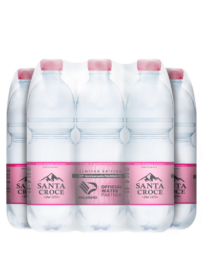 ACQUA SANTA CROCE - LIMITED EDITION PALERMO FC - 0,5 LT NATURALE PACK DA 16 CONFEZIONI - PET