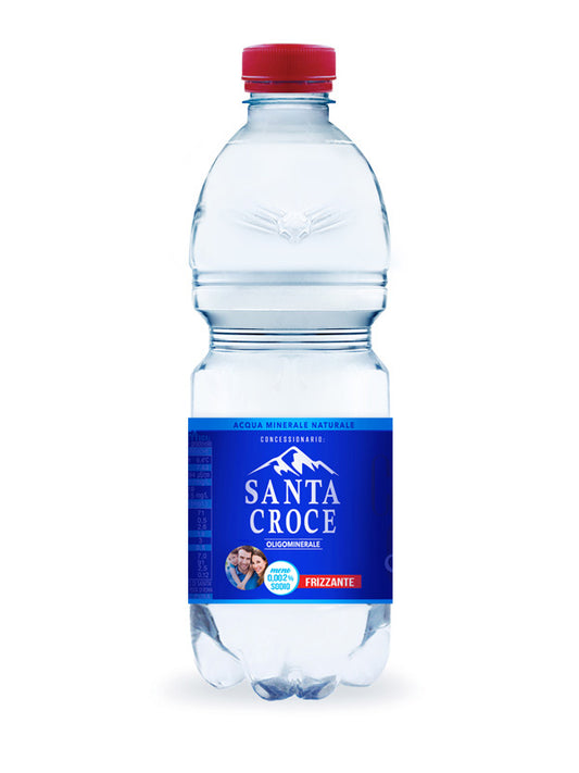ACQUA SANTA CROCE 0,5 LT FRIZZANTE PACK DA 16 CONFEZIONI - PET