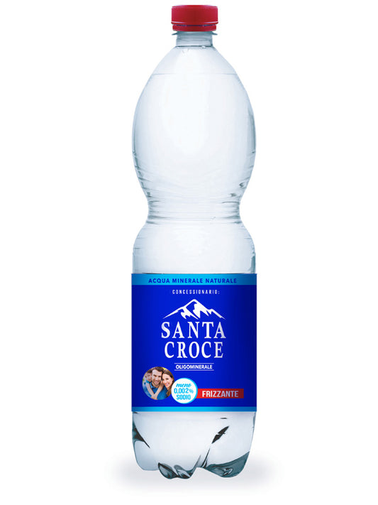 ACQUA SANTA CROCE 1,5 LT FRIZZANTE PACK DA 5 CONFEZIONI - PET