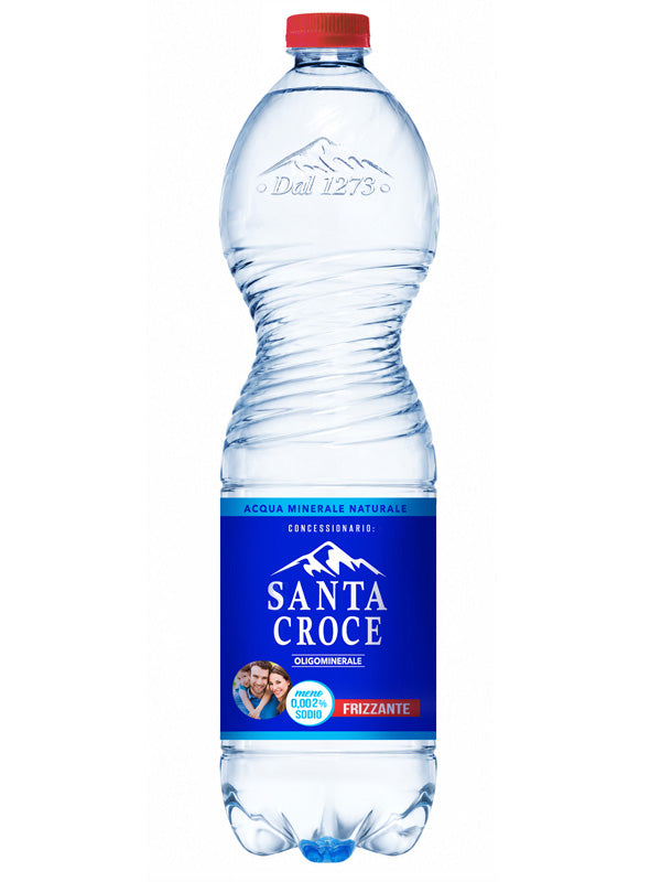 ACQUA SANTA CROCE 1,5 LT FRIZZANTE PACK DA 5 CONFEZIONI - PET